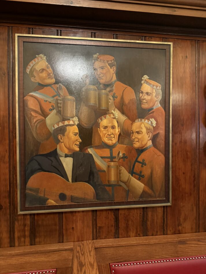 A painting commemorating the operetta The Student Prince is named after in Springfield